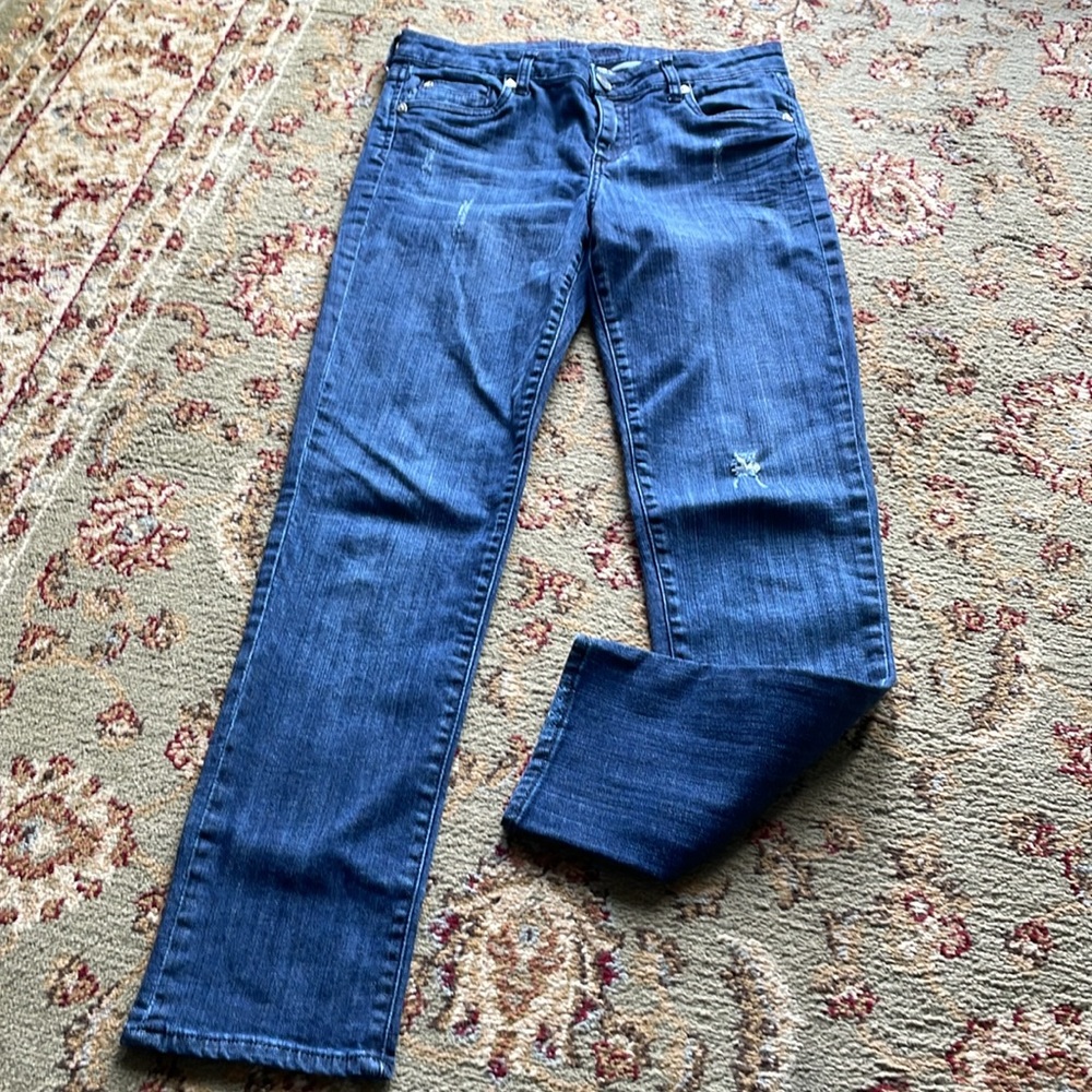 Kut from the Kloth Distressed Straight Leg Jeans